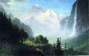 Albert Bierstadt Staubbach Falls, Near Lauterbrunnen, Switzerland oil painting picture wholesale